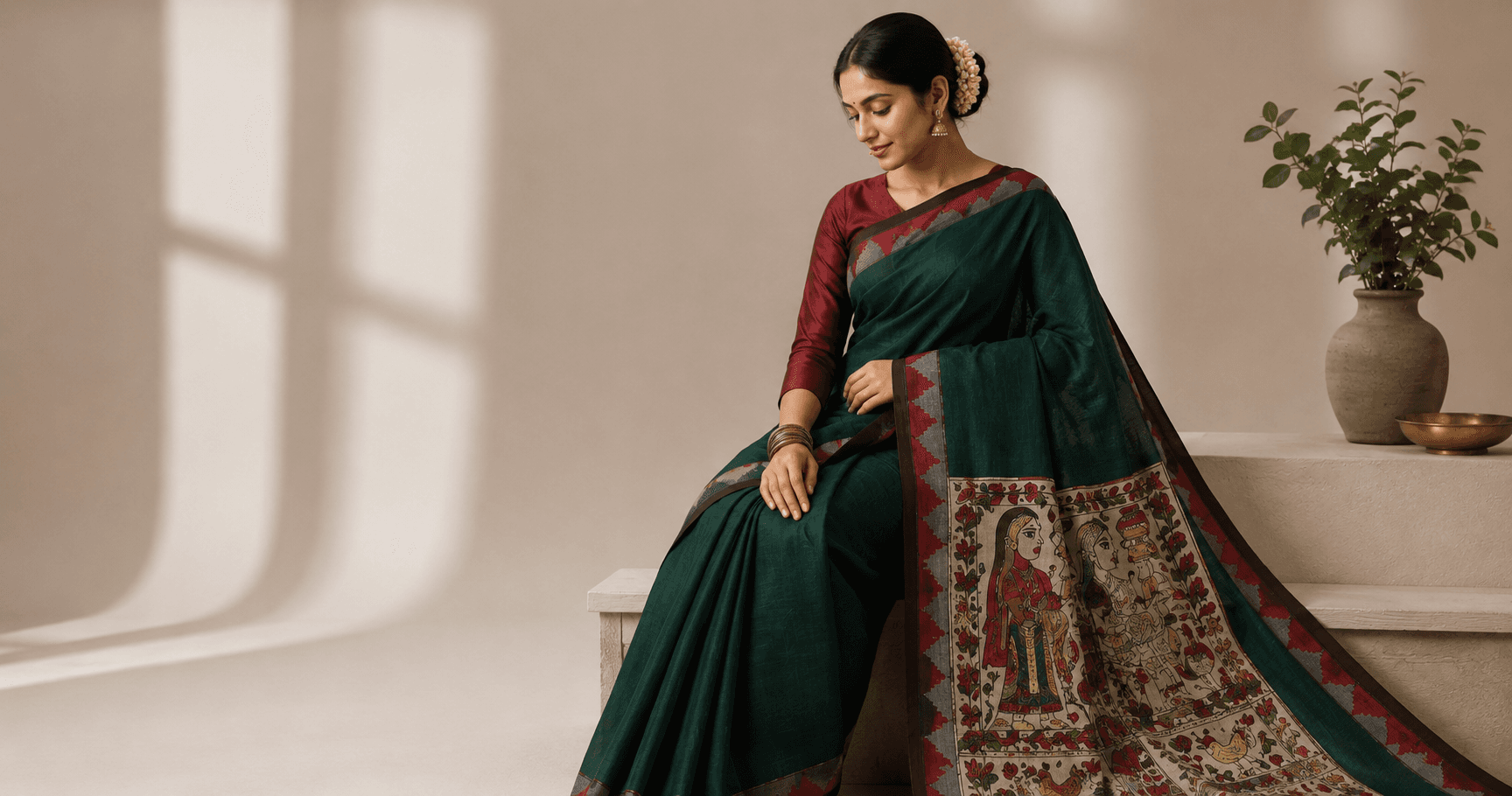 Handloom Sarees, Freshly In